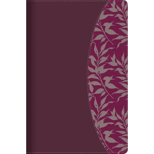 Rvr 1960 Biblia de Estudio Para Mujeres, Vino Tinto/Fucsia Símil Piel Con Índice - Imitation Leather