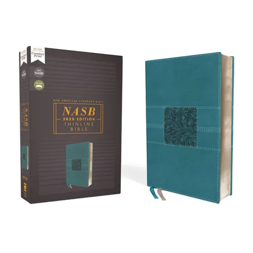Nasb, Thinline Bible, Leathersoft, Teal, Red Letter Edition, 2020 Text, Comfort Print - Imitation Leather