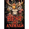 Best of Animals Coloring Book for Adults: Animals Coloring Book for Adults Grayscale Best of all Dogs, Cats, funny Animals, Flower Animals, Christmas - Paperback