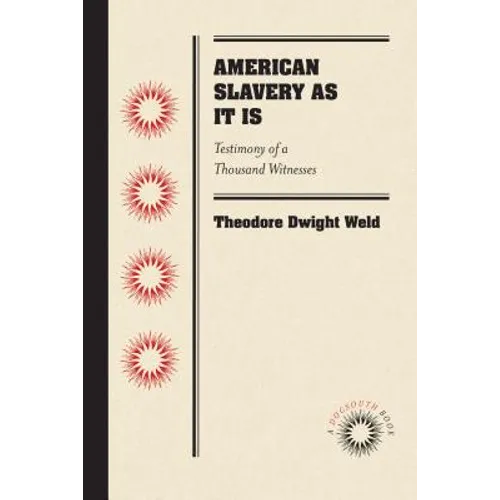 American Slavery As It Is: Testimony of a Thousand Witnesses - Paperback
