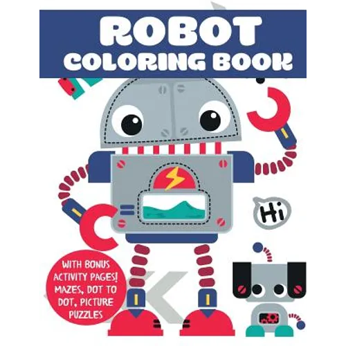 Robot Coloring Book - Paperback