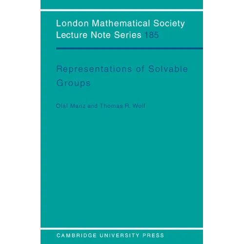 Representations of Solvable Groups - Paperback