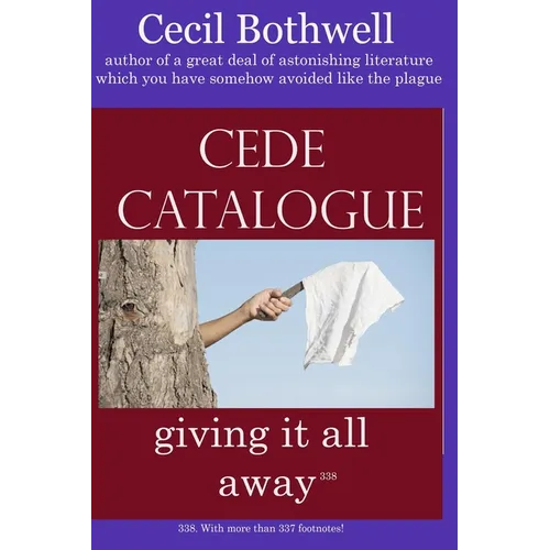 Cede Catalogue: giving it all away - Paperback