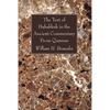 The Text of Habakkuk in the Ancient Commentary From Qumran - Hardcover