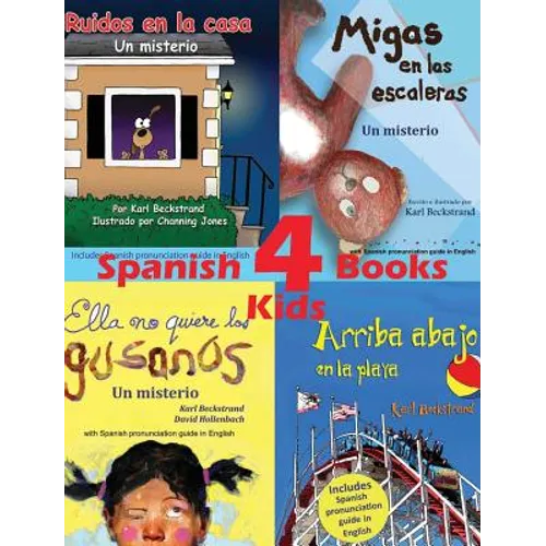 4 Spanish Books for Kids - 4 libros para niños: With pronunciation guide in English - Hardcover