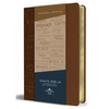 Biblia Rvr60 Letra Grande Tamaño Manual, Simil Piel Canela Con Nombres de Dios / Spanish Bible Rvr60 Handy Size Large Print Leather Soft Brown with Na - Paperback