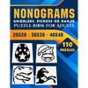 Nonogram Puzzle Books for Adults: Hanjie Picross Griddlers Puzzles Book - 110 Puzzles Easy to Hard - Paperback