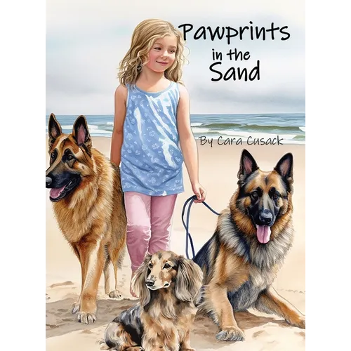 Pawprints in the Sand: a children's dog book, a girl and her dogs set out on a beach adventure! - Hardcover