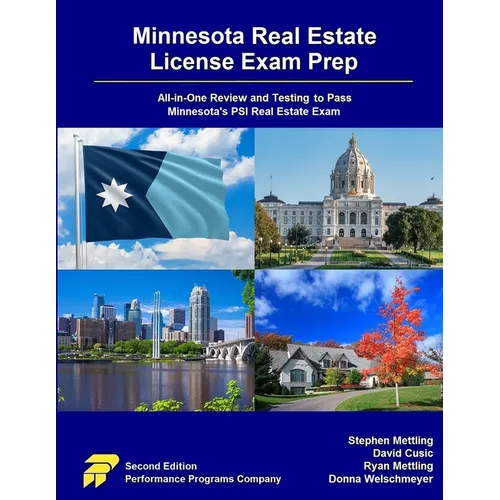 Minnesota Real Estate License Exam Prep: All-in-One Review and Testing to Pass Minnesota's PSI Real Estate Exam - Paperback