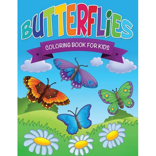 Butterflies Coloring Book for Kids - Paperback
