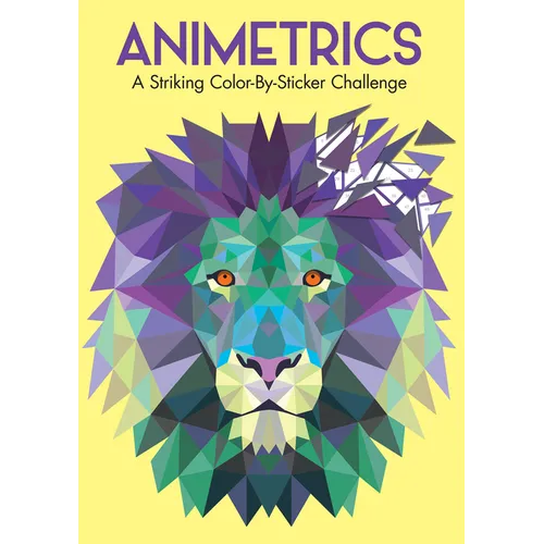 Animetrics: A Striking Color-By-Sticker Challenge - Paperback