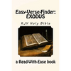 Easy-Verse-Finder: Exodus KJV Holy Bible (a Read-With-Ease book) - Paperback