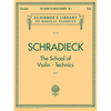 Schradieck - The School of Violin Technics Book 1 for Solo Violin Exercises for Finger Dexterity and Technique G. Schirmer String Method - Paperback