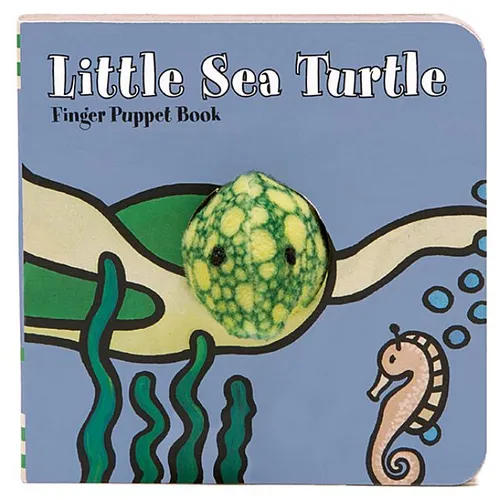 Little Sea Turtle: Finger Puppet Book: (Finger Puppet Book for Toddlers and Babies, Baby Books for First Year, Animal Finger Puppets) - Board Book