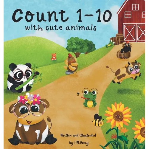 Count 1-10 with cute animals - Hardcover