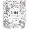 Wild Animals: Adult coloring book: 30 Original Coloring Pages of animals, birds, fish and a lot of wonderful flowers for Stress Relief. - Paperback