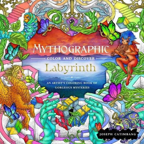 Mythographic Color and Discover: Labyrinth: An Artist's Coloring Book of Gorgeous Mysteries - Paperback
