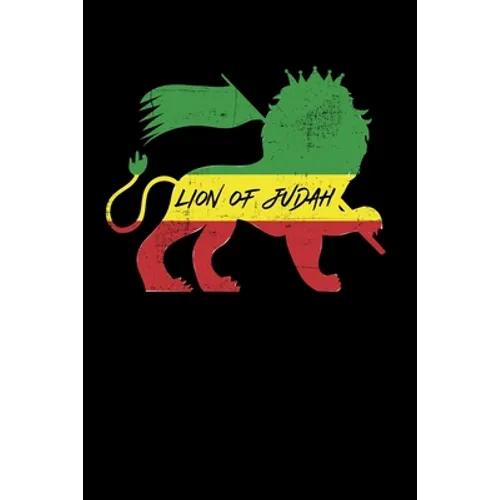 Lion Of Judah: Gift idea for reggae lovers and jamaican music addicts. 6 x 9 inches - 100 pages - Paperback