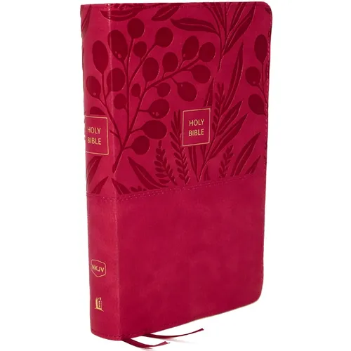 Nkjv, Reference Bible, Personal Size Large Print, Leathersoft, Pink, Thumb Indexed, Red Letter Edition, Comfort Print: Holy Bible, New King James Vers - Imitation Leather