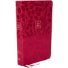 Nkjv, Reference Bible, Personal Size Large Print, Leathersoft, Pink, Thumb Indexed, Red Letter Edition, Comfort Print: Holy Bible, New King James Vers - Imitation Leather