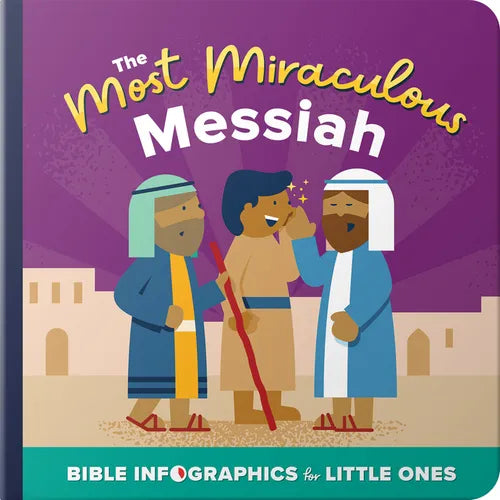 The Most Miraculous Messiah: A Bible Infographics for Kids Look at the Miracles of Jesus - Board Book