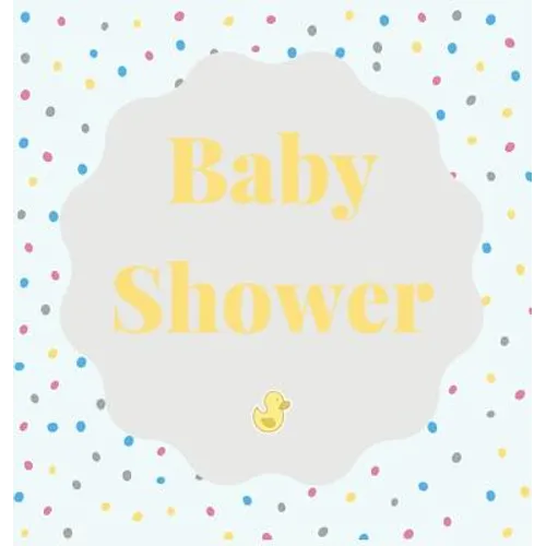 Baby shower guest book (Hardcover): comments book, baby shower party decor, advice for parents sign in book, baby naming day guest book, baby shower p - Hardcover
