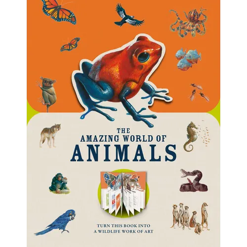 Paperscapes: The Amazing World of Animals: Turn This Book Into a Wildlife Work of Art - Hardcover