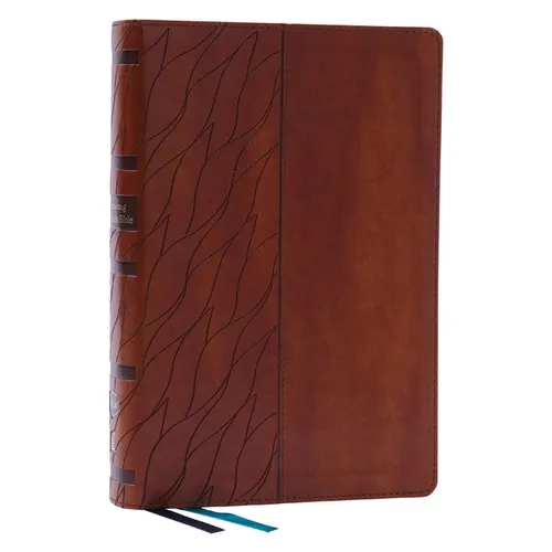 Encountering God Study Bible: Insights from Blackaby Ministries on Living Our Faith (Nkjv, Brown Leathersoft, Red Letter, Comfort Print) - Imitation Leather