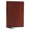 Encountering God Study Bible: Insights from Blackaby Ministries on Living Our Faith (Nkjv, Brown Leathersoft, Red Letter, Comfort Print) - Imitation Leather