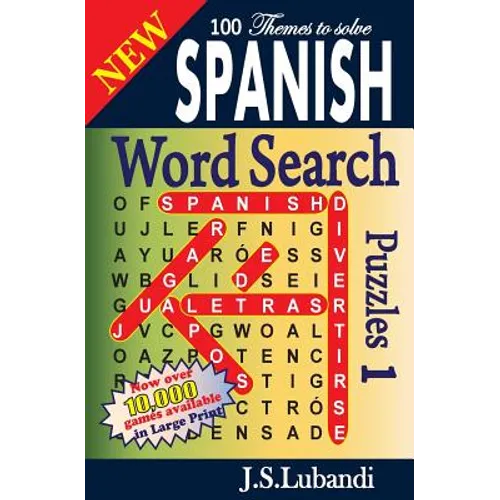 New SPANISH Word Search Puzzles - Paperback