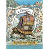 Fantasy Tiny Homes Coloring Book - Hardcover