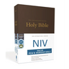 NIV, Value Pew and Worship Bible, Hardcover, Brown - Hardcover