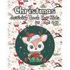 Christmas Activity Book for Kids Age 6-10: Cute Baby Reindeer Christmas Day Activity Puzzle Book Gift for Genius Clever Kids - Paperback
