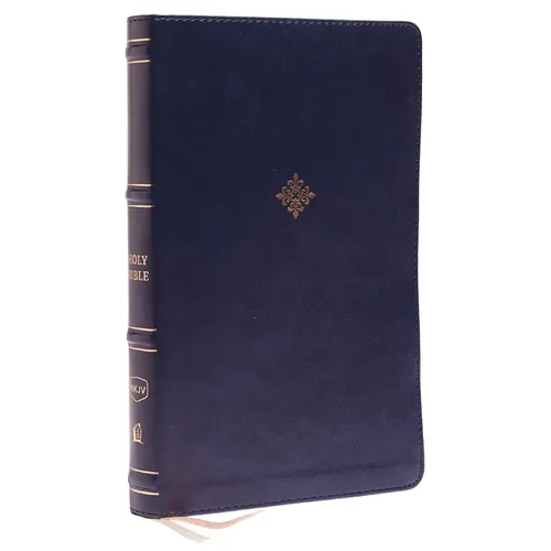 Nkjv, Thinline Bible, Leathersoft, Navy, Red Letter Edition, Comfort Print: Holy Bible, New King James Version - Imitation Leather