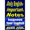 Daily English Important Notes: Improve Your English - Paperback