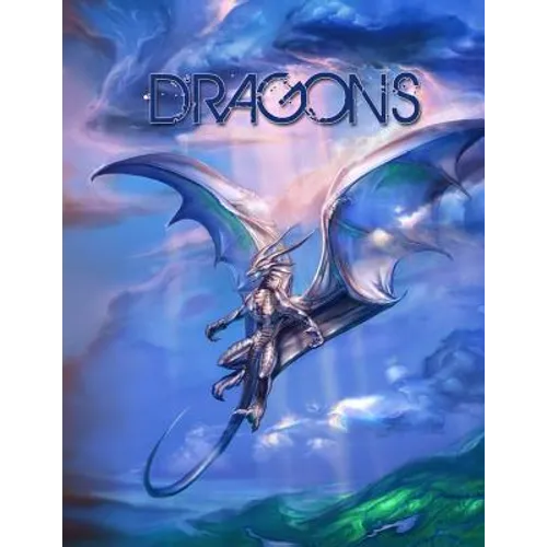 Dragons: Adult Coloring Book: Large, Stress Relieving, Relaxing Dragon Coloring Book for Adults, Grown Ups, Men & Women. 45 One - Paperback