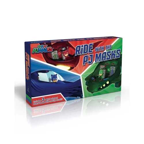 Ride with the Pj Masks (Boxed Set): To the Cat-Car!; Go, Go, Gekko-Mobile!; Fly High, Owl Glider! - Board Book