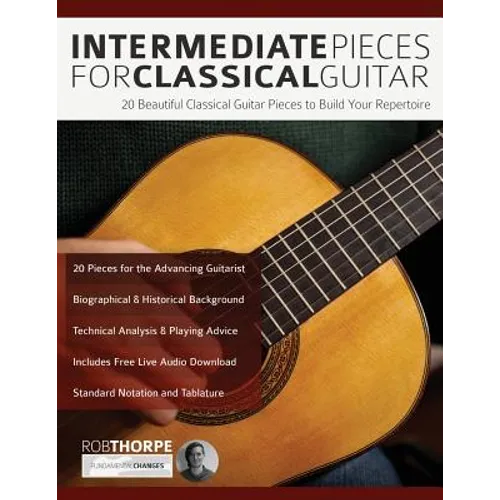Intermediate Pieces for Classical Guitar - Paperback