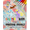 Coloring Books For Kids Awesome Animals Ages 3-4-5-6-7-8: Coloring Book, This amazing book includes, Variety of from animals, Designed to enhance skil - Paperback