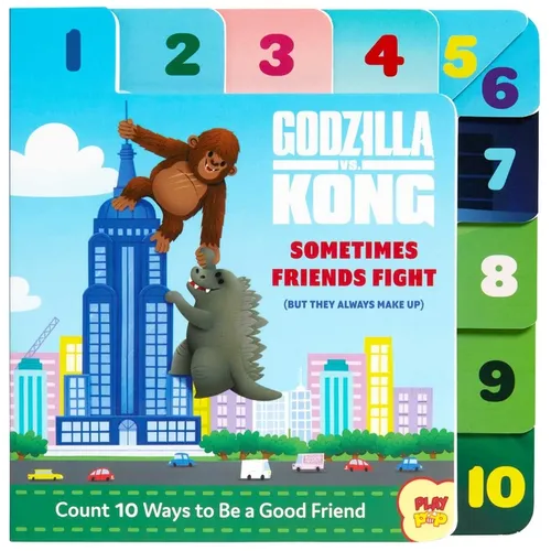 Godzilla vs. Kong: Sometimes Friends Fight: (But They Always Make Up) (Friendship Books for Kids, Kindness Books, Counting Books, Pop Culture Board Bo - Board Book