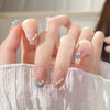 Luxury Full Cover Press-On Nails, 24-Piece Artificial Nail Set