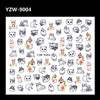 Full Beauty 1pc Black Flower Vine Nail Water Sticker Leaf Lace Design Slider Nail Art Decal Beauty Foils Decoration Nail Decals for Women Nail Art Stickers Water Transfer Decals Design Nail Art Supplies Manicure Acrylic Nail Foil Stencils Decorations