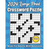 2024 Easy Crossword Puzzles Book For Adults Large Print With Solutions: New Large Print Crossword Puzzle Books For Adults Easy Crossword Puzzles For S - Paperback