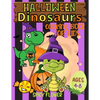 Halloween dinosaurs coloring book for kids ages 4-8: Color cute dinos while they enjoy themselves along with other spooky characters - Paperback