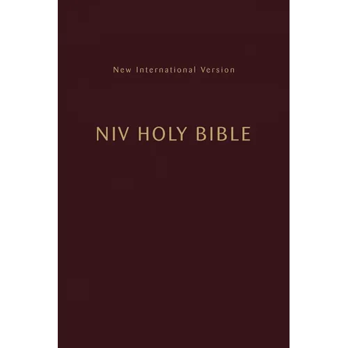 Niv, Holy Bible, Compact, Paperback, Burgundy, Comfort Print - Paperback
