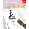 Letter Tracing With Animals: Learn the Alphabet - Handwriting Practice Workbook for Children in Preschool and Kindergarten - Lilac-Peach Cover - Paperback
