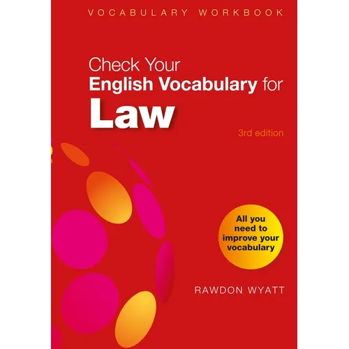 Check Your English Vocabulary for Law: All You Need to Improve Your Vocabulary - Paperback