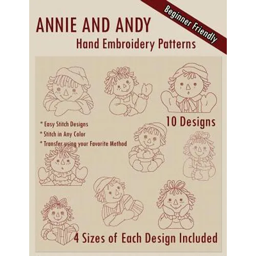 Ann and Andy Hand Embroidery Patterns - Paperback