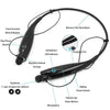 Bluetooth Neckband Wireless Headphones Mic Headset Stereo Earbuds Earphone