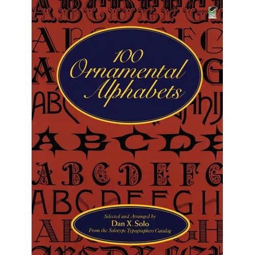 100 Ornamental Alphabets - Paperback